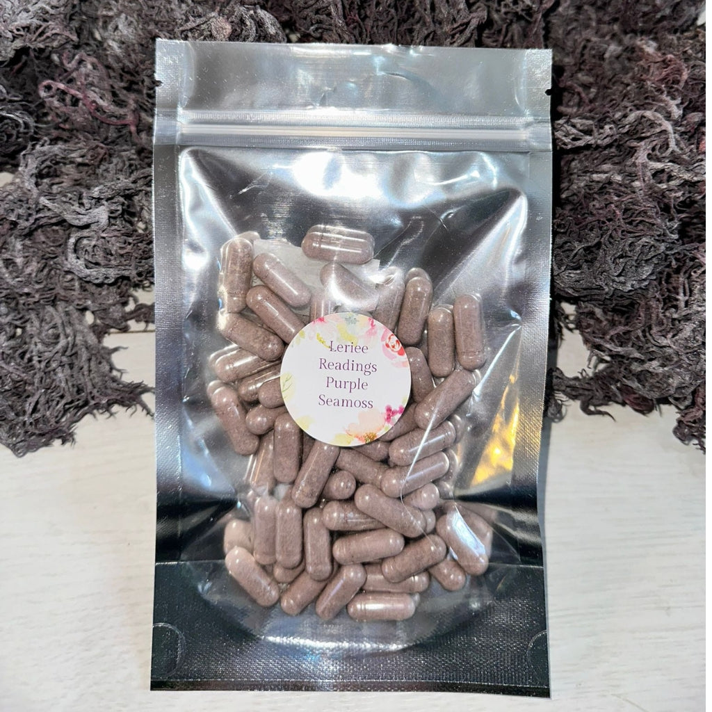Purple seamoss capsules